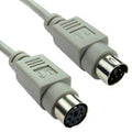 PS/2 6 Pin Mini DIN Male to Female Extension Data Cable (Various Lengths)