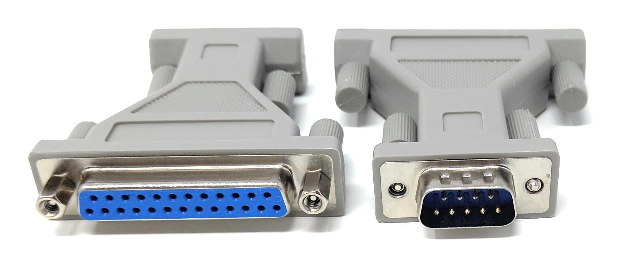 DRUT D9 Male to D25 Female Serial Adapter – 9-Pin to 25-Pin DB RS-232 Connector, D9 Fully Wired for Legacy Devices