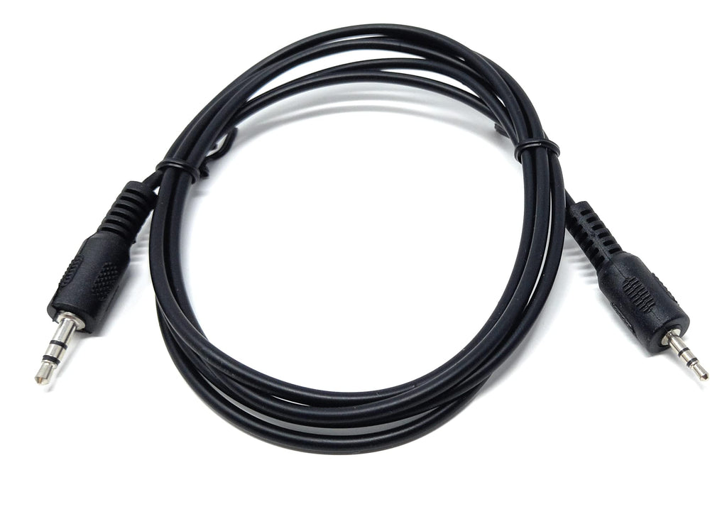 DRUT 2.5mm to 3.5mm 1/8'' Stereo Audio Jack Male to Male Cable, Auxiliary AUX Lead Cord