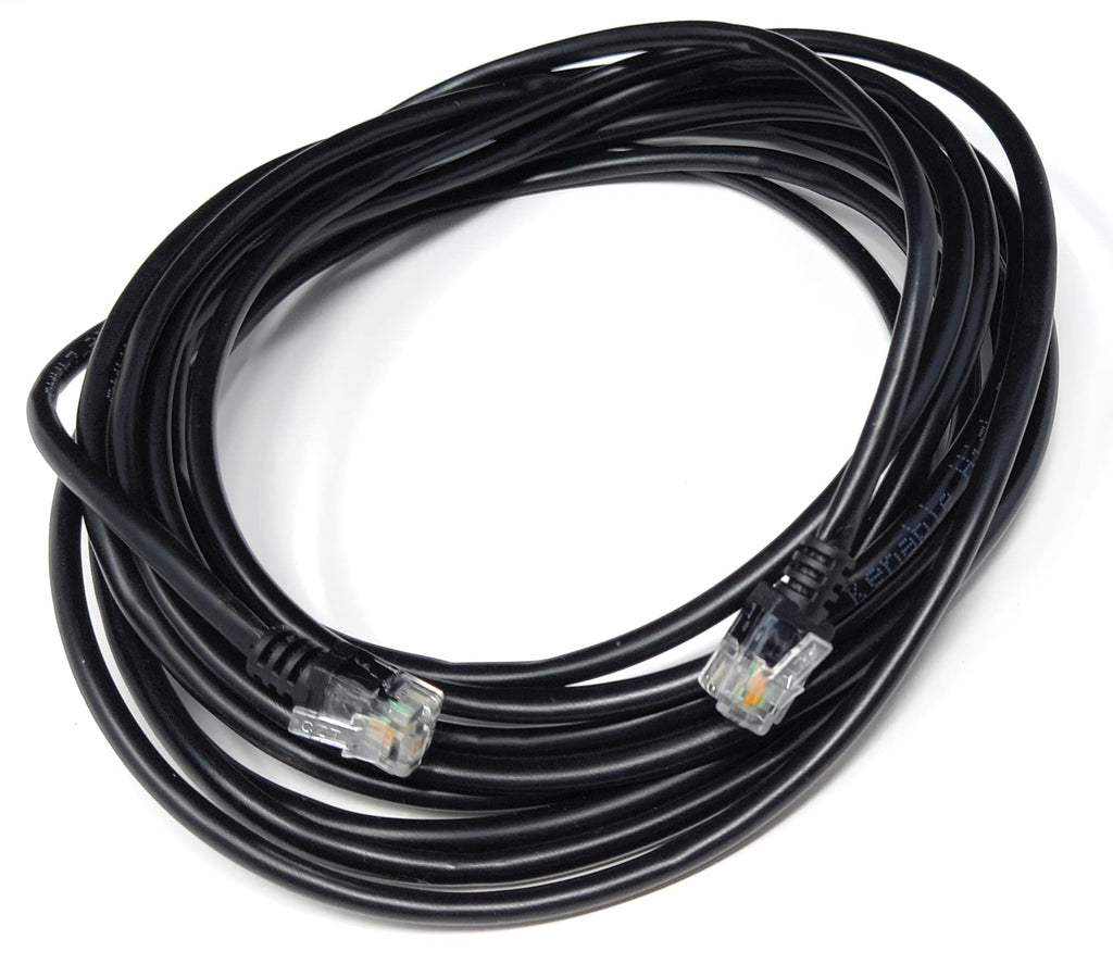 RJ11 to RJ11 ADSL 2 High Speed Broadband Modem Telephone Cable Transmits Data Up to 100 Mbits/sec, 26 AWG Supports Analogue or Digital (DSL/ISDN) Applications