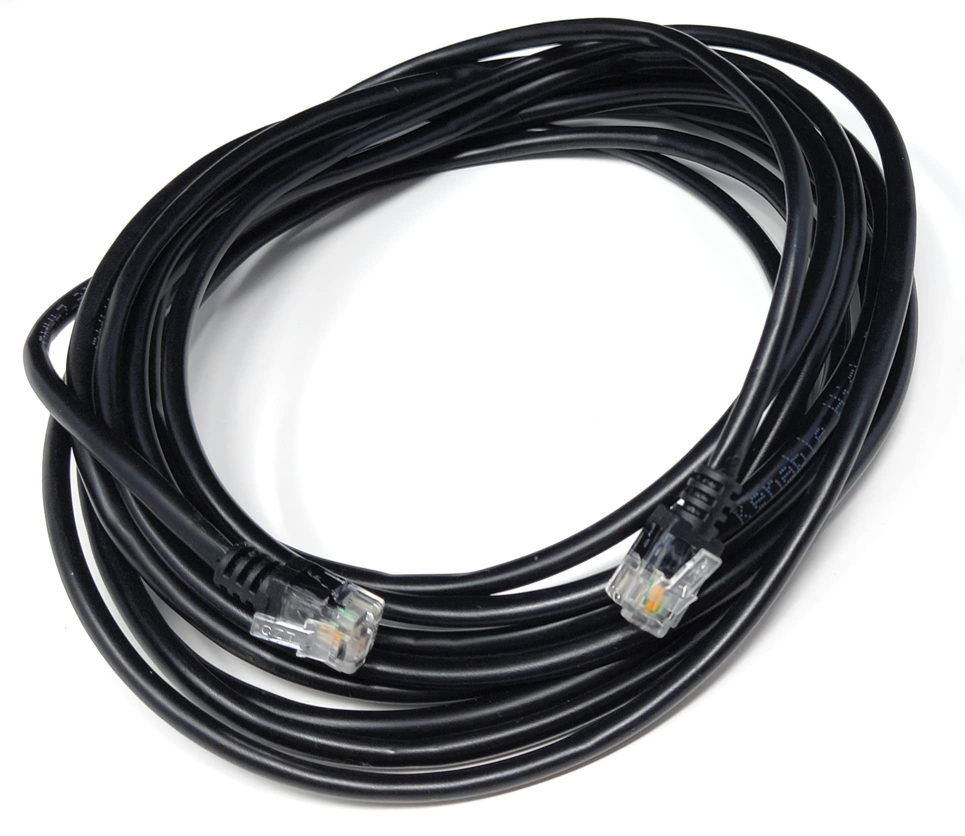 RJ11 to RJ11 ADSL 2 High Speed Broadband Modem Telephone Cable Transmits Data Up to 100 Mbits/sec, 26 AWG Supports Analogue or Digital (DSL/ISDN) Applications