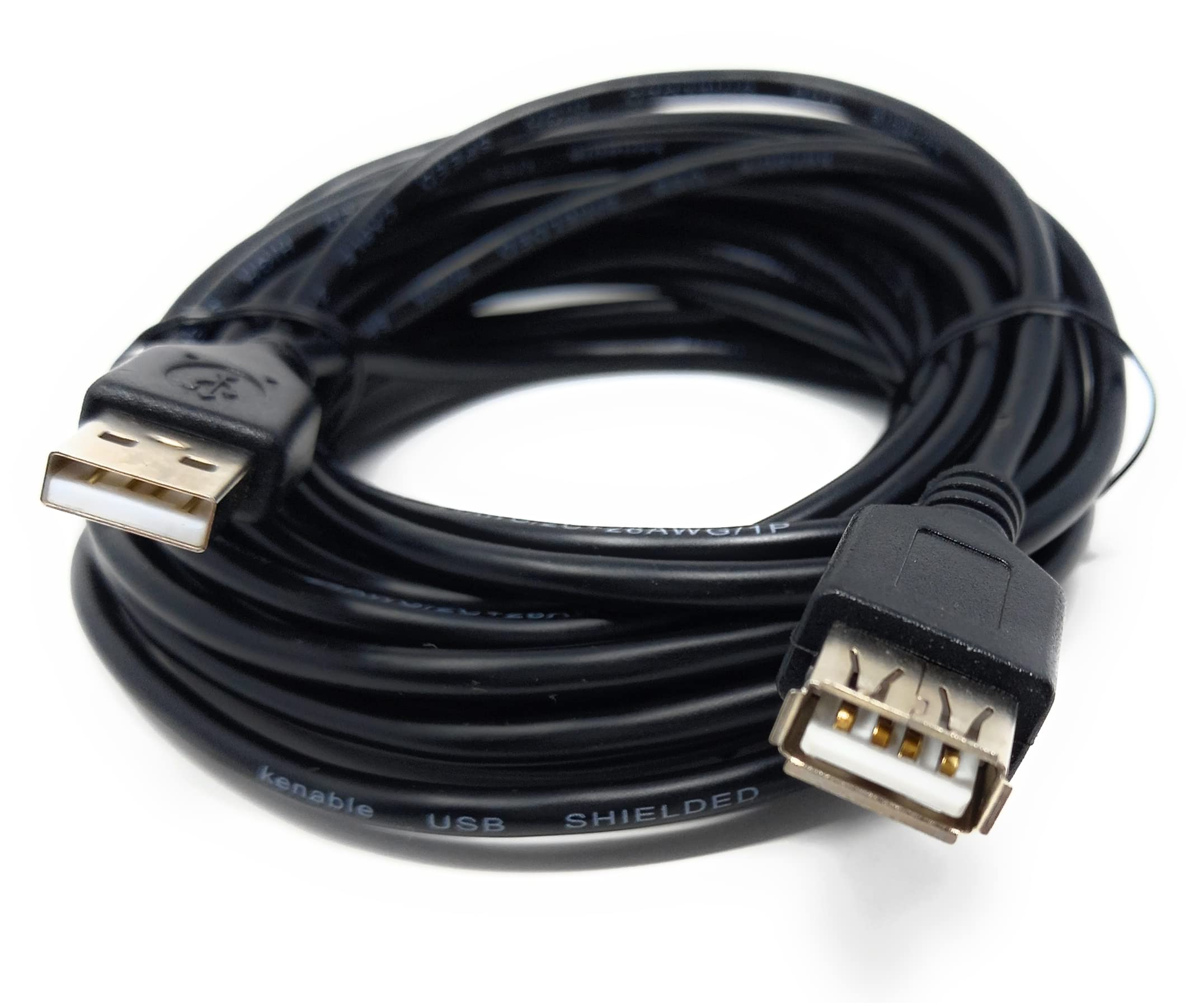 DRUT USB Male to USB Female 2.0 24AWG High Speed EXTENSION Cable A Plug to Socket