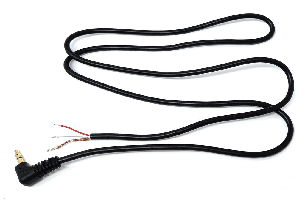 DRUT 3.5mm Stereo AUX Jack Plug to 3 Pole Solder Bare Wire