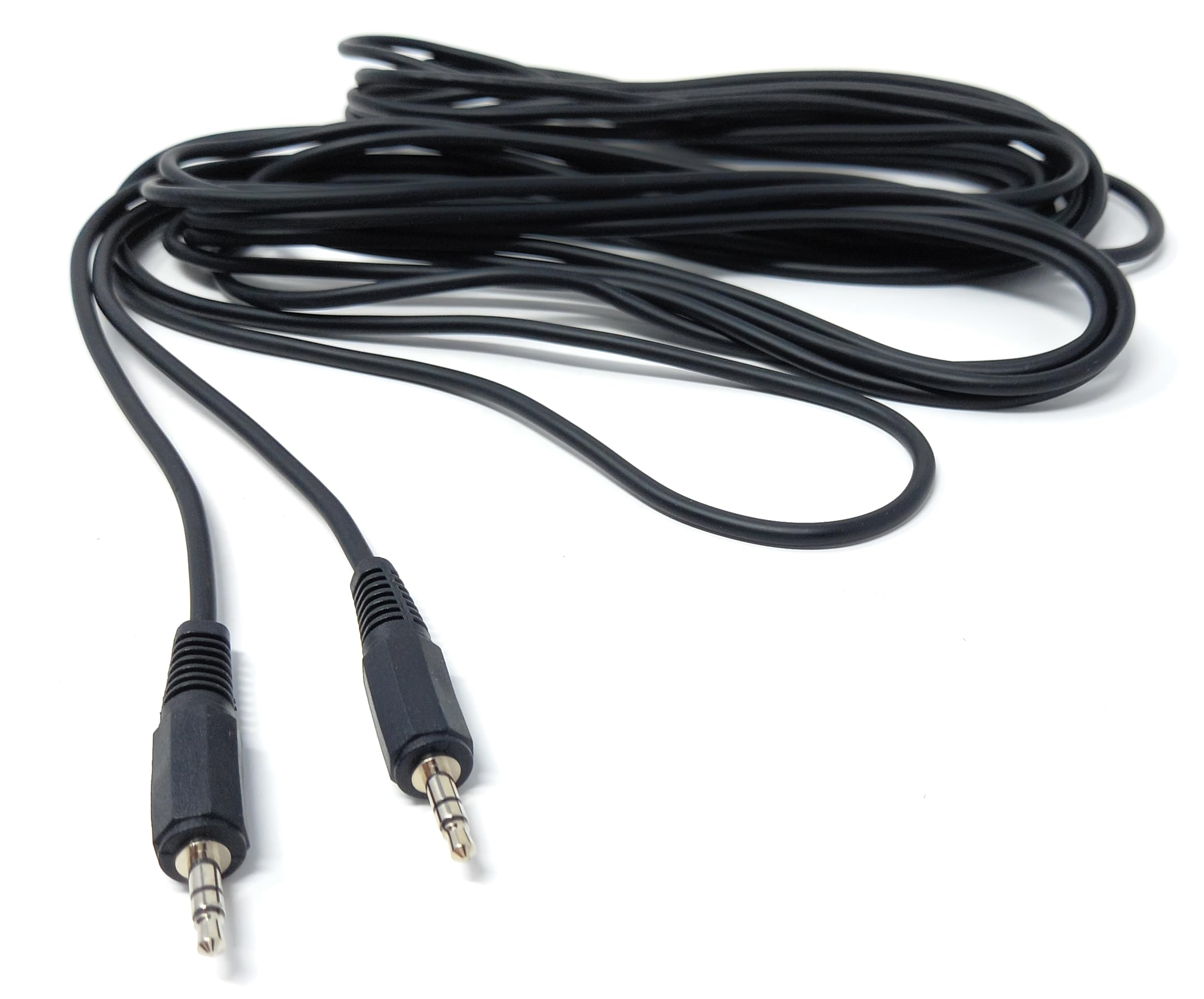 DRUT 3.5mm to 3.5mm Aux Cable Audio Lead Stereo Headphone Mini Jack Male to Male Auxiliary Cord Compatible with Car Audio, TV, PC, Tablet, Laptop, MP3, Speaker