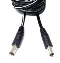 2.1mm x 5.5mm Male to Male DC Connector Lead Power Cable for CCTV Cameras, LED Signs, Solar Powered Devices, Music Instruments