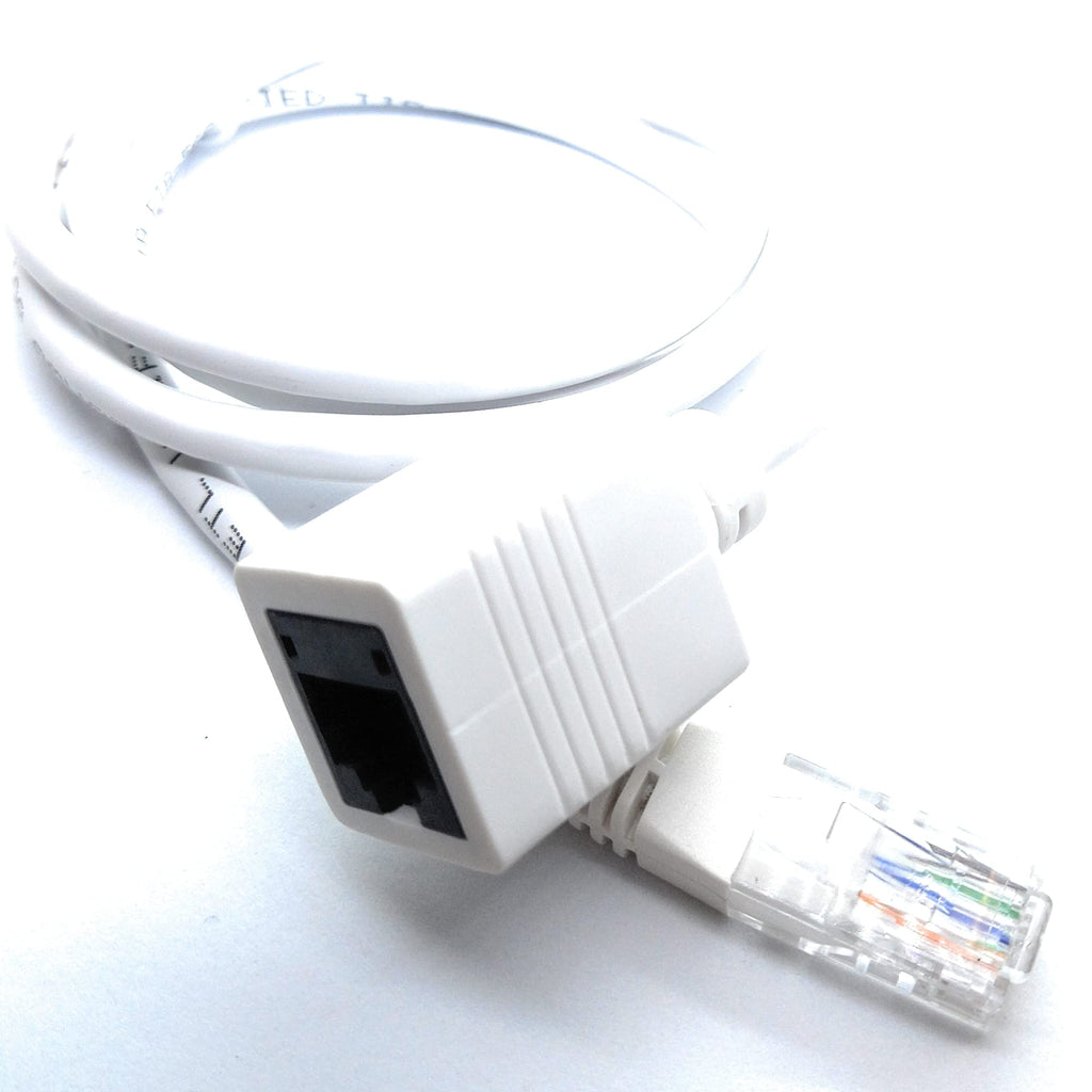 DRUT Cat5e Ethernet Extension Cable - RJ45 UTP Male to Female Network Patch Lead for Internet, LAN, and Computer Connections