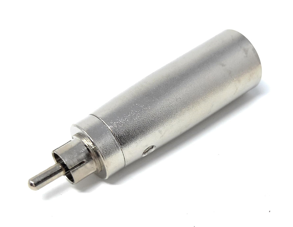 DRUT XLR Male Plug 3 Pins to RCA Phono Plug Mono Audio Cable Converter Adapter