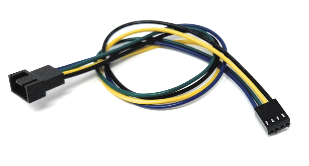 DRUT 30cm PWM Fan Extension Cable, 4-pin Male to Female for Computer Cooling Fans