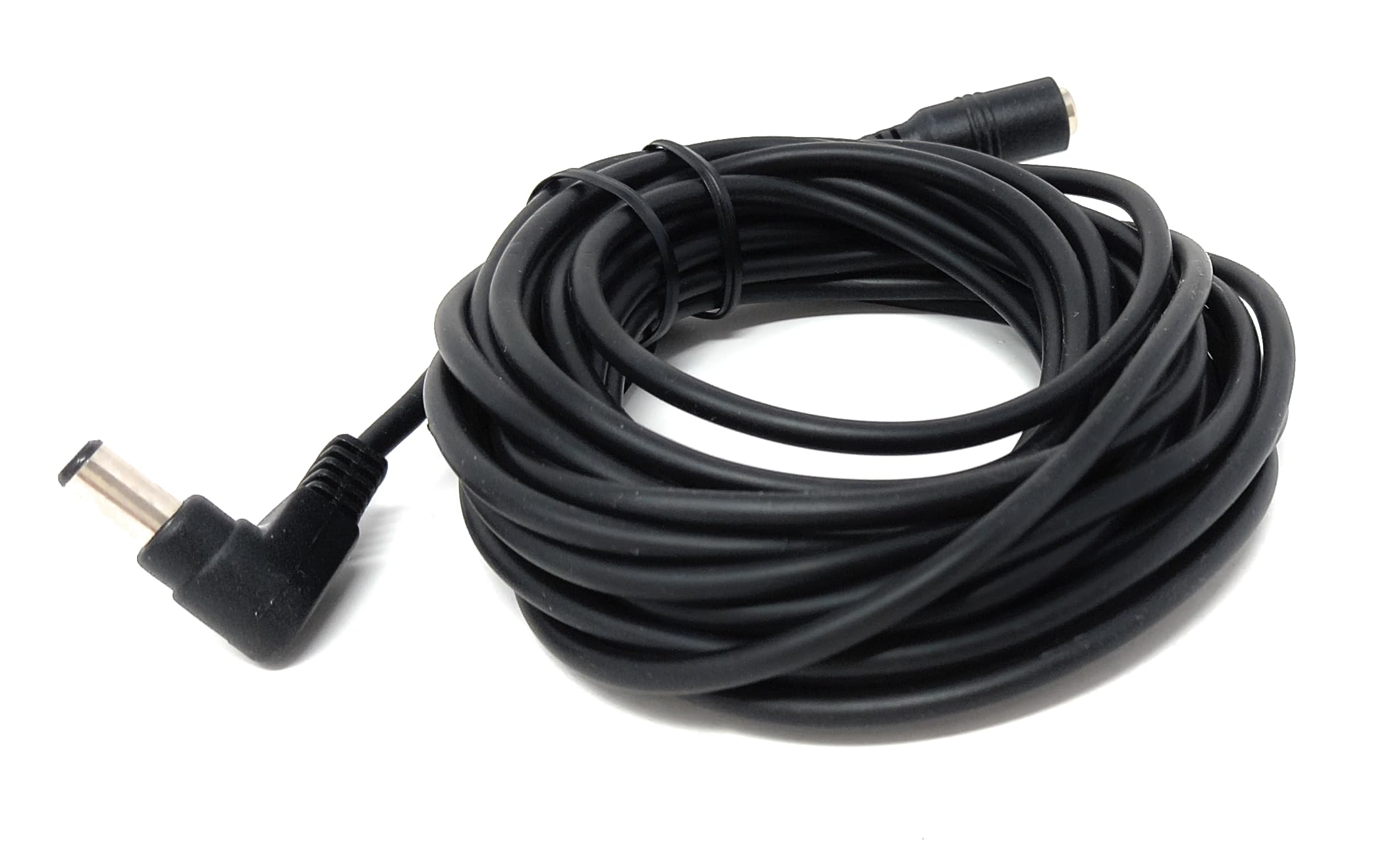 Right Angled 5.5mm x 2.5mm DC Power Extension Cable – Male to Female Adapter for CCTV, LED Signs, Solar-Powered Devices, and More