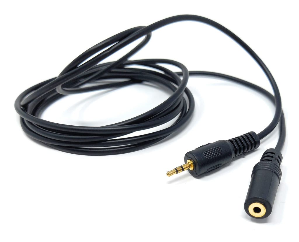 DRUT Stereo 2.5mm Jack to 2.5mm Socket Extension Cable Male to Female Small PIN Gold Connectors
