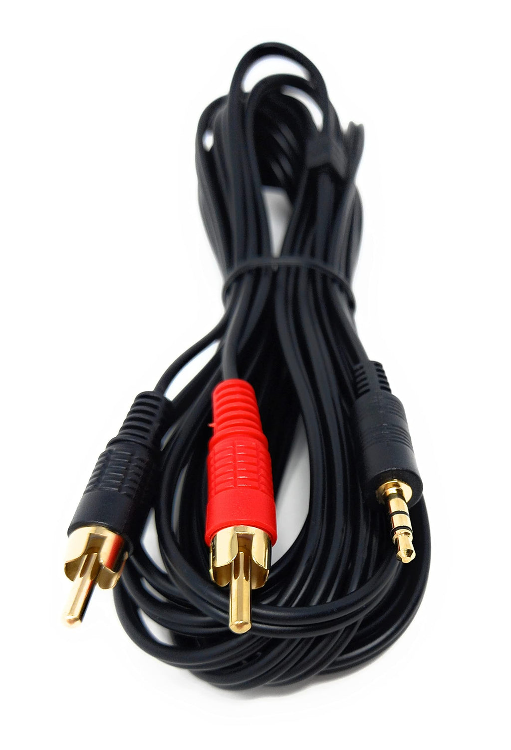 DRUT 3.5mm to Twin RCA Stereo Aux Phono Audio Cable Mini Jack Lead Cord Y Splitter Headphone Cord RCA Y Splitter Adapter