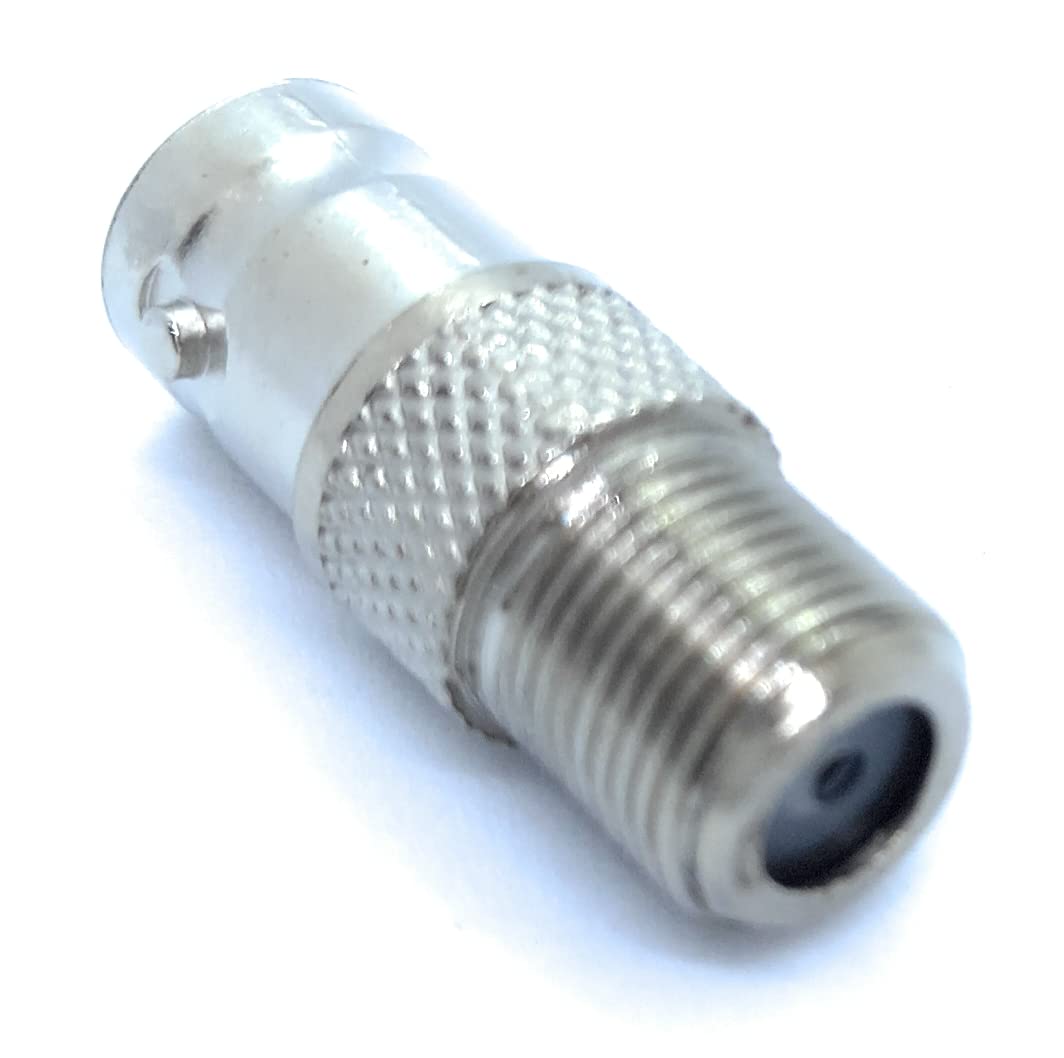 DRUT BNC Female to F-Type Female Socket Cable Adapter Extender Coupler Joiner