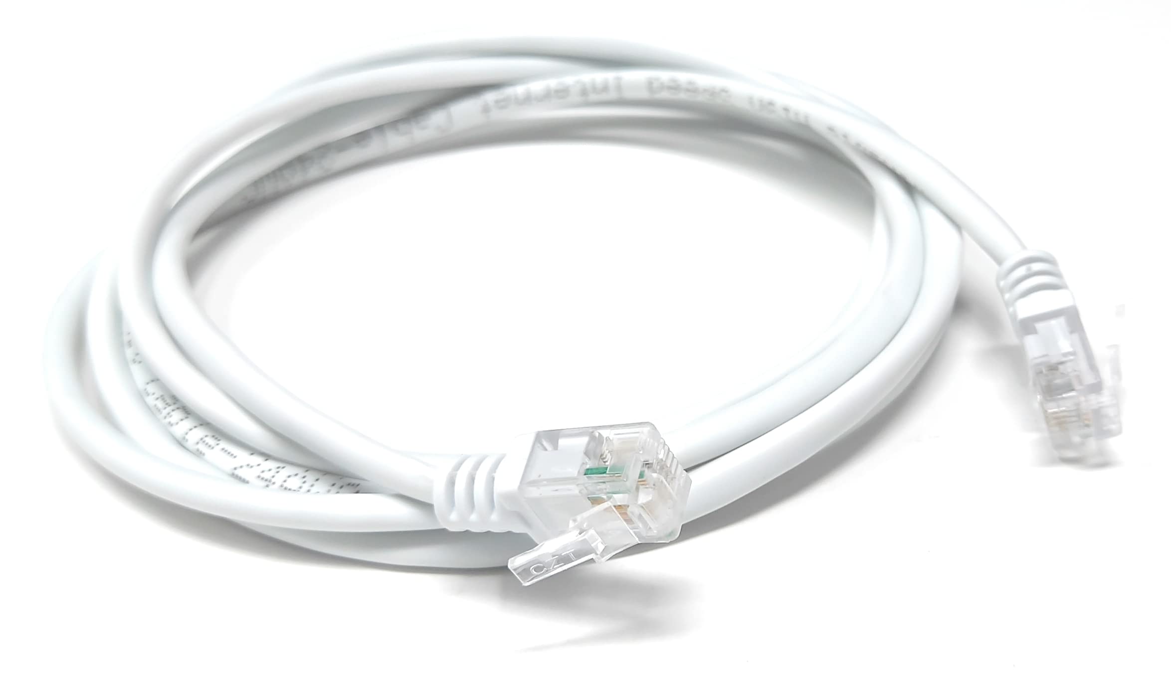 RJ11 to RJ11 ADSL 2 High Speed Broadband Modem Telephone Cable Transmits Data Up to 100 Mbits/sec, 26 AWG Supports Analogue or Digital (DSL/ISDN) Applications