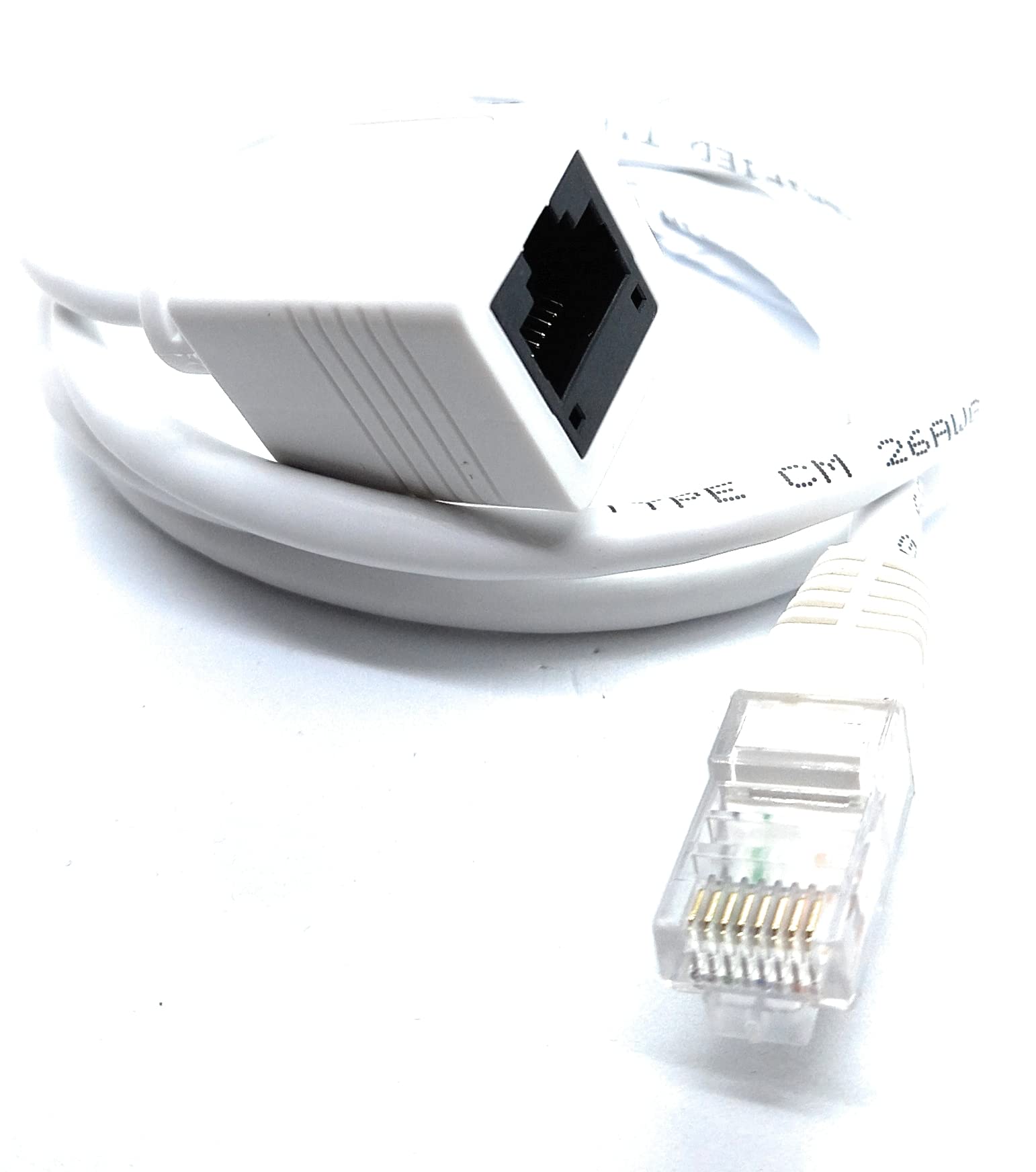 DRUT Cat5e Ethernet Extension Cable - RJ45 UTP Male to Female Network Patch Lead for Internet, LAN, and Computer Connections