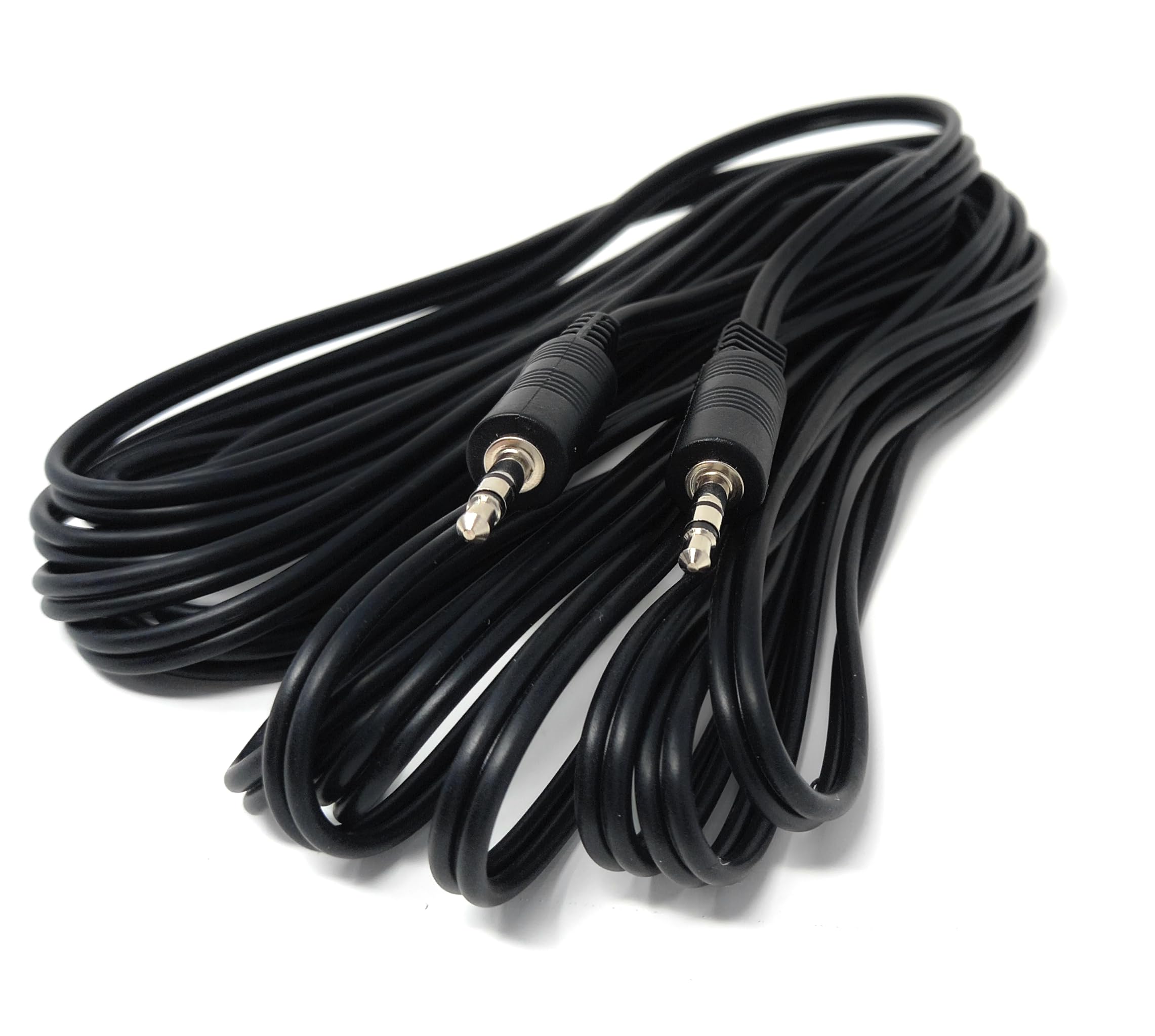 DRUT 3.5mm to 3.5mm Aux Cable Audio Lead Stereo Headphone Mini Jack Male to Male Auxiliary Cord Compatible with Car Audio, TV, PC, Tablet, Laptop, MP3, Speaker