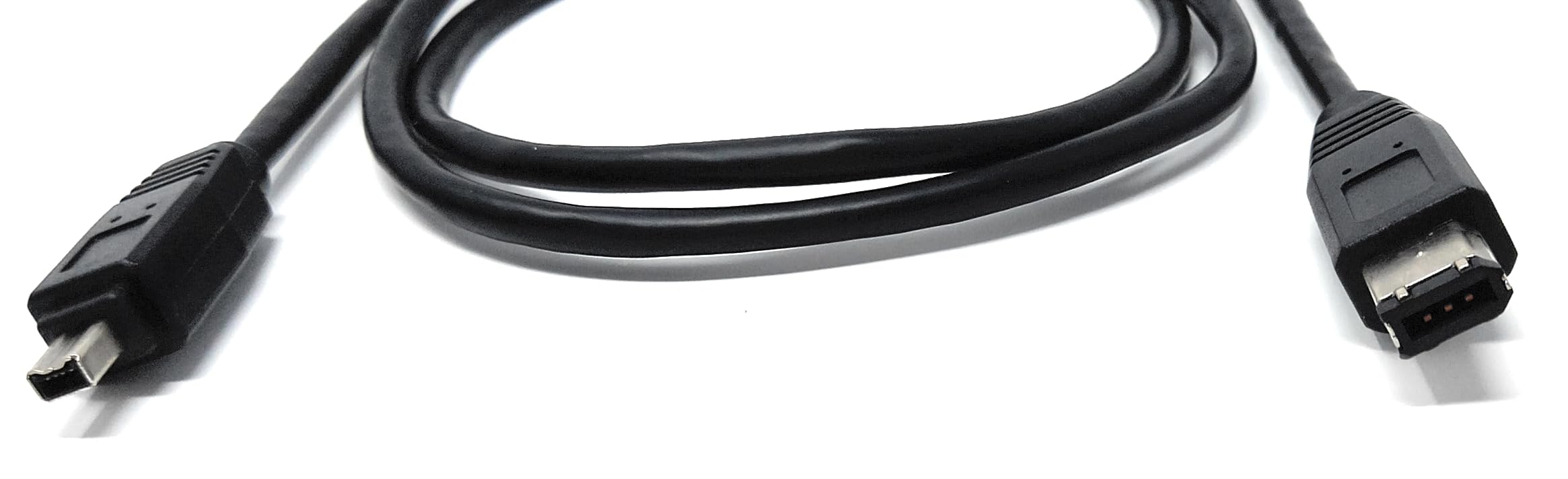 DRUT Firewire 6 Pin to 4 Pin Male Cable (400 IEEE 1394) Lead for Connecting Digital Camera, Camcorders to a PC or Laptop
