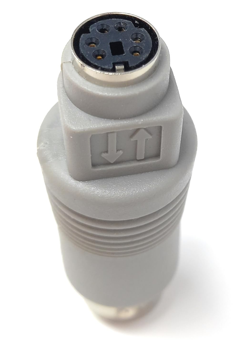 DRUT 6 Pin Mini-DIN PS/2 Female to 5 Pin DIN AT Male Adapter Cable Converter Compatible with Music Instruments, Keyboard