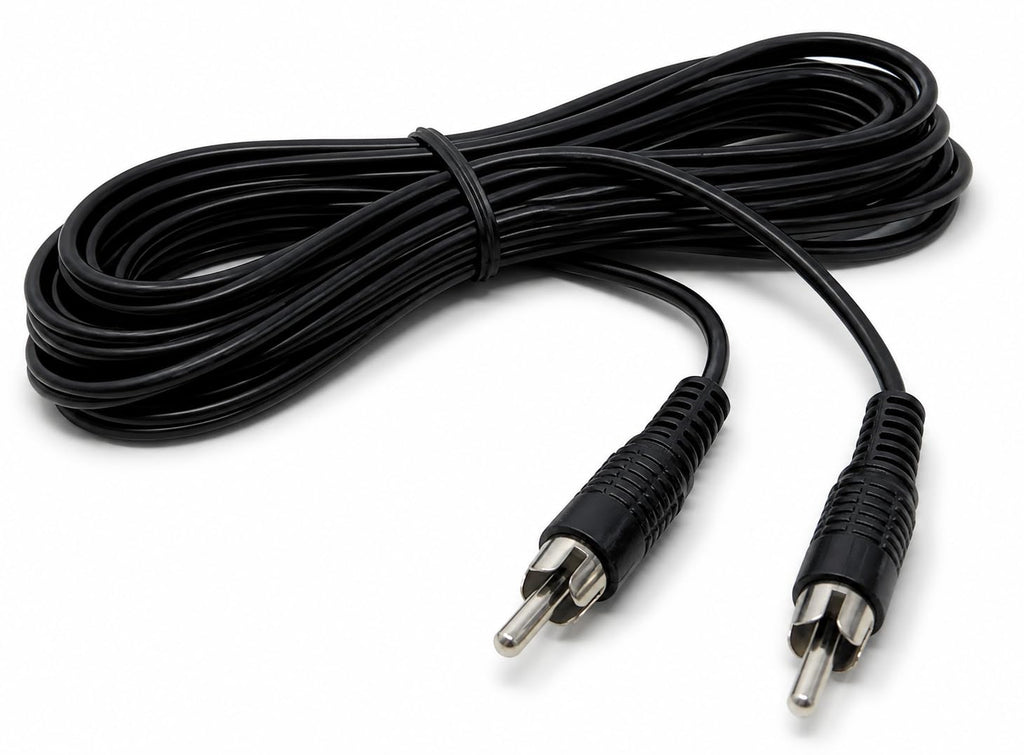 DRUT Single RCA to RCA Phono Plug to Plug Audio Cable, Speaker Male to Male Lead