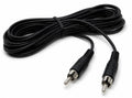 DRUT Single RCA to RCA Phono Plug to Plug Audio Cable, Speaker Male to Male Lead