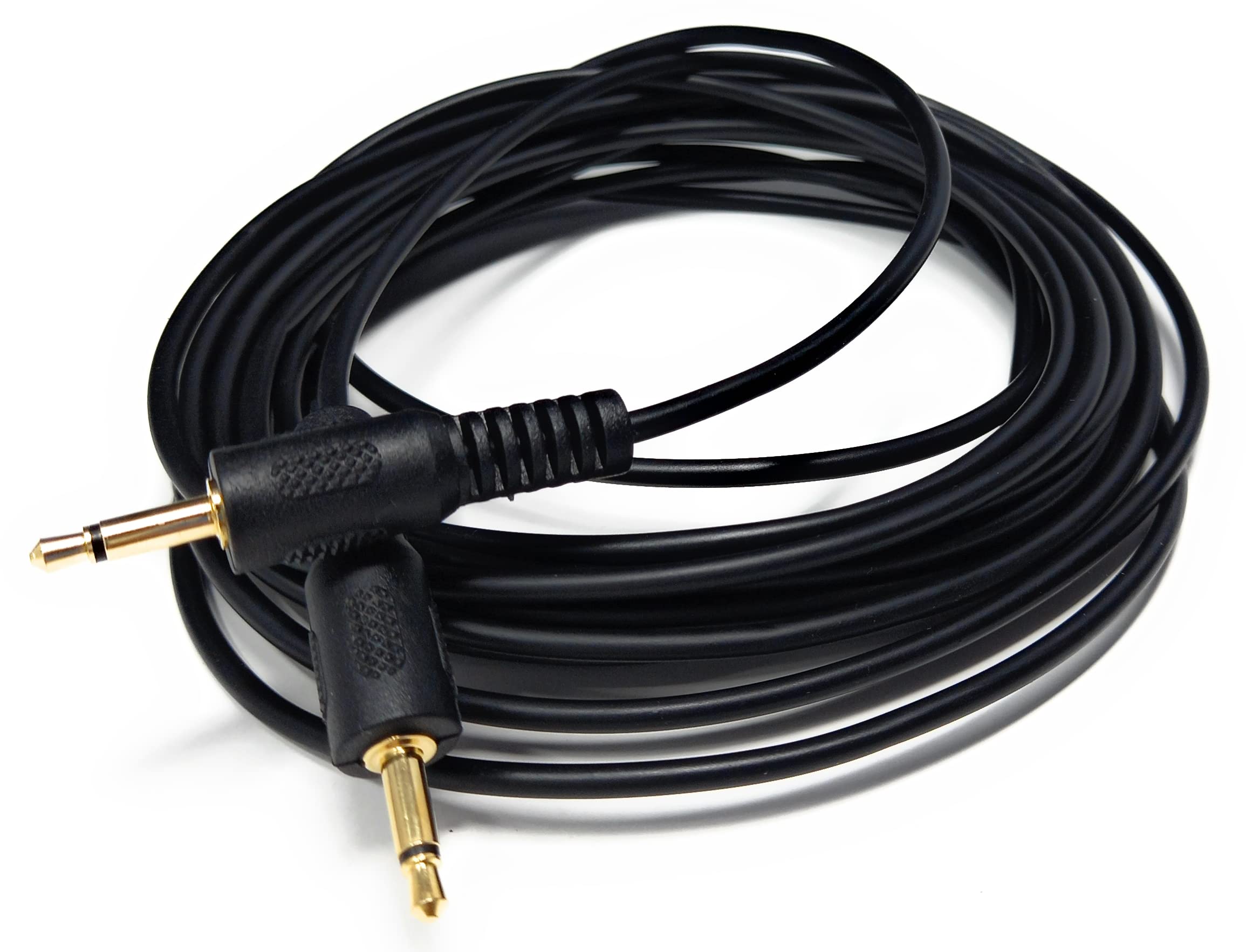 Mono 3.5mm to 3.5mm Mono Jack Plug Male to Male Cable Lead, Gold Connectors
