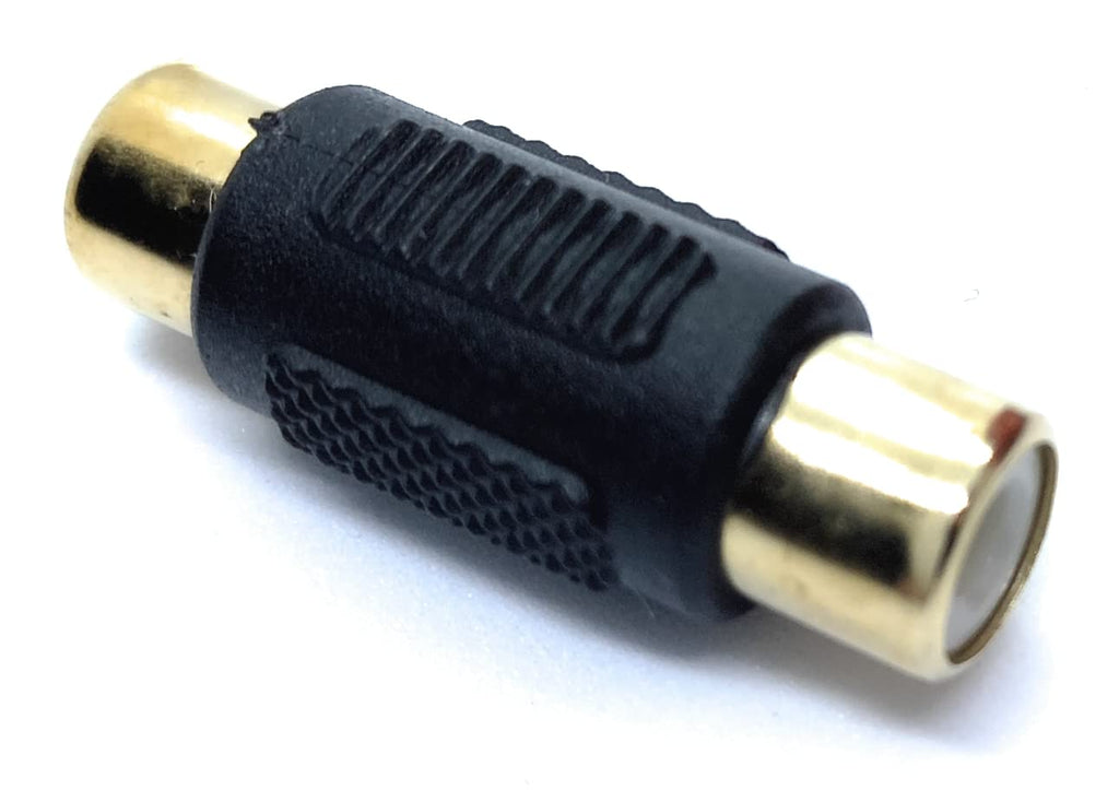 RCA to RCA Coupler Adapter, Socket to Socket for Audio and Video Cables