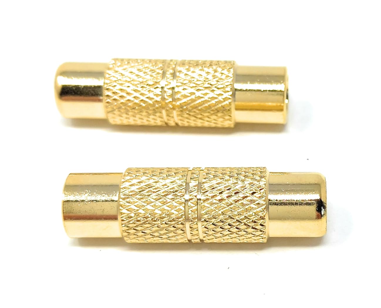 DRUT RCA Female to RCA Female Coupler, Single Phono Socket to Socket Adapter for RCA Cables, Speakers, Amplifiers, and Audio Systems