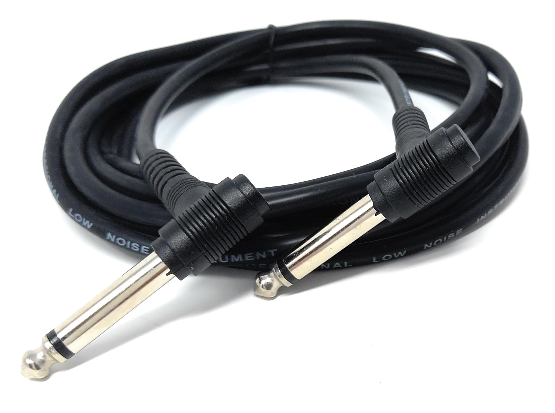DRUT 6.35mm to 6.35mm Right Angle 90 Degree Jack Audio Mono Guitar Speaker Music Instrument Cable Lead