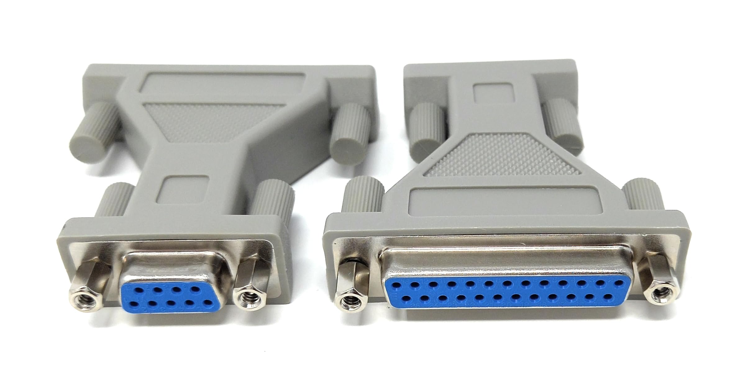 DRUT D9 Female to D25 Female Serial Adapter – 9-Pin to 25-Pin DB Connector, Fully Wired for RS-232 Devices