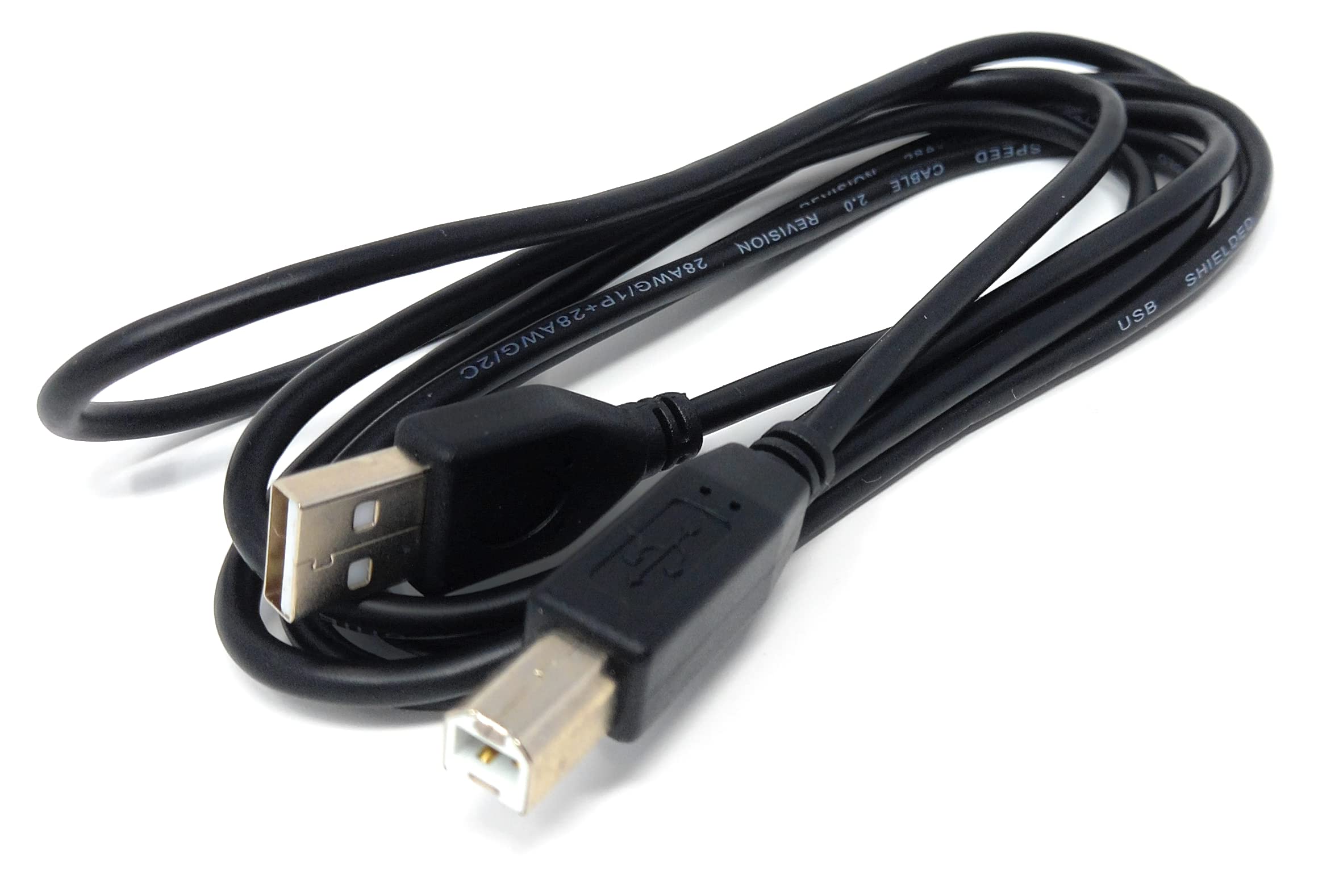 DRUT USB A to B 2.0 24AWG High Speed Cable Lead for Printer, Scanner, Music Instrument