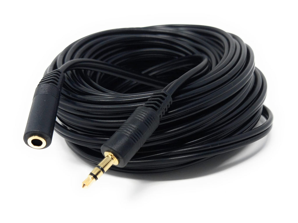 DRUT 3.5mm to 3.5mm Stereo Audio Extension Cable Lead Male to Female Gold Connectors