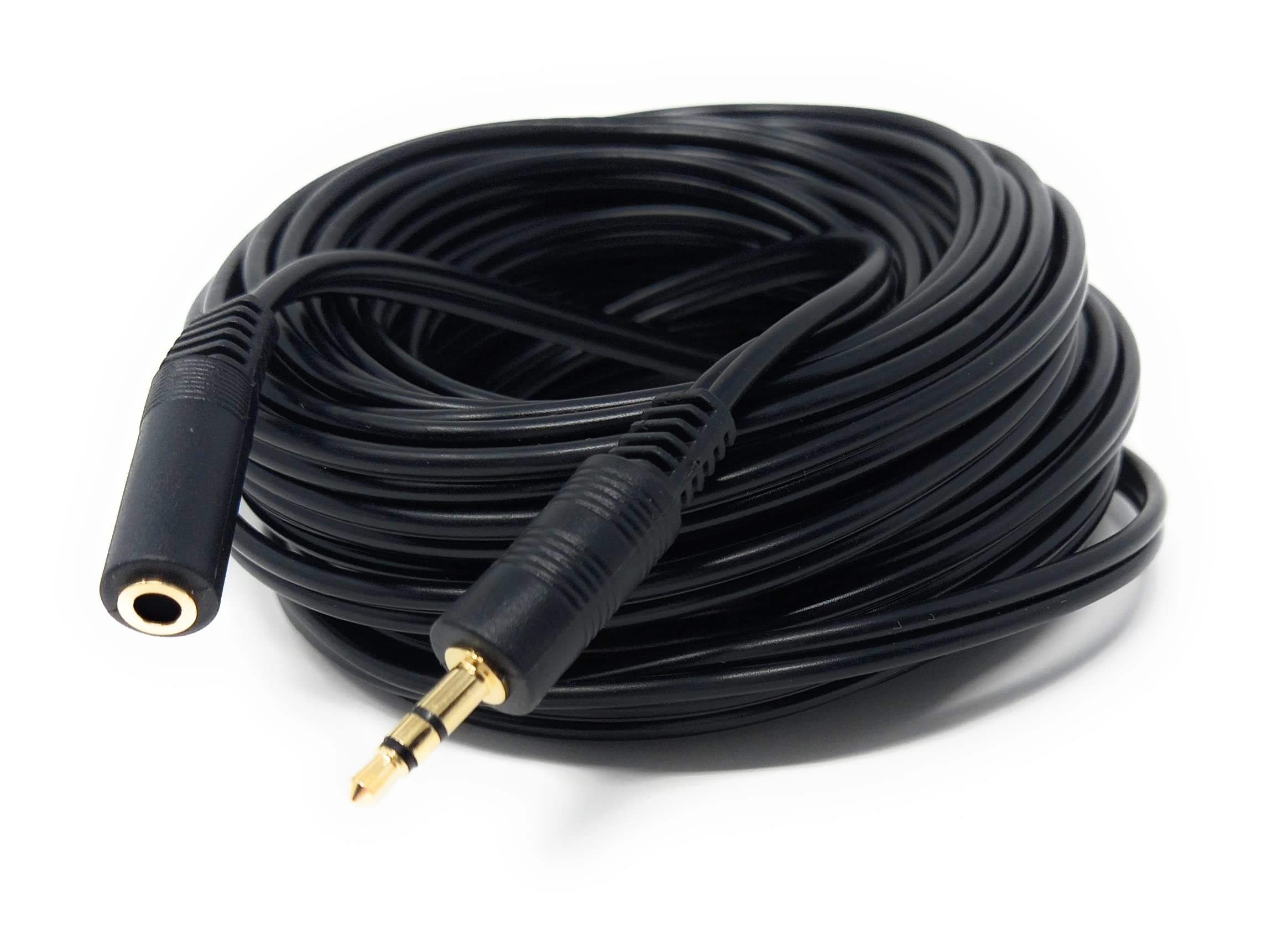 DRUT 3.5mm to 3.5mm Stereo Audio Extension Cable Lead Male to Female Gold Connectors