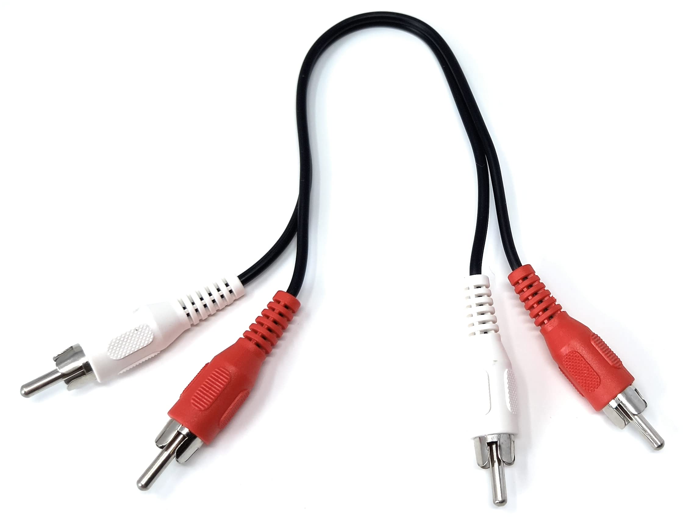DRUT RCA to RCA Phono Twin Jack to Jack Stereo Audio Cable Lead Cord Compatible With CD/DVD/Amplifier/Hifi/DJ Mixer/Turntable