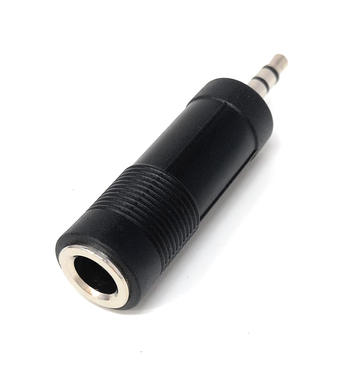 DRUT Audio Adapter, 6.35mm TRS Stereo Jack Socket to 3.5mm Stereo Jack Plug Converter for Headphones, Amplifiers, Mixers, Instruments
