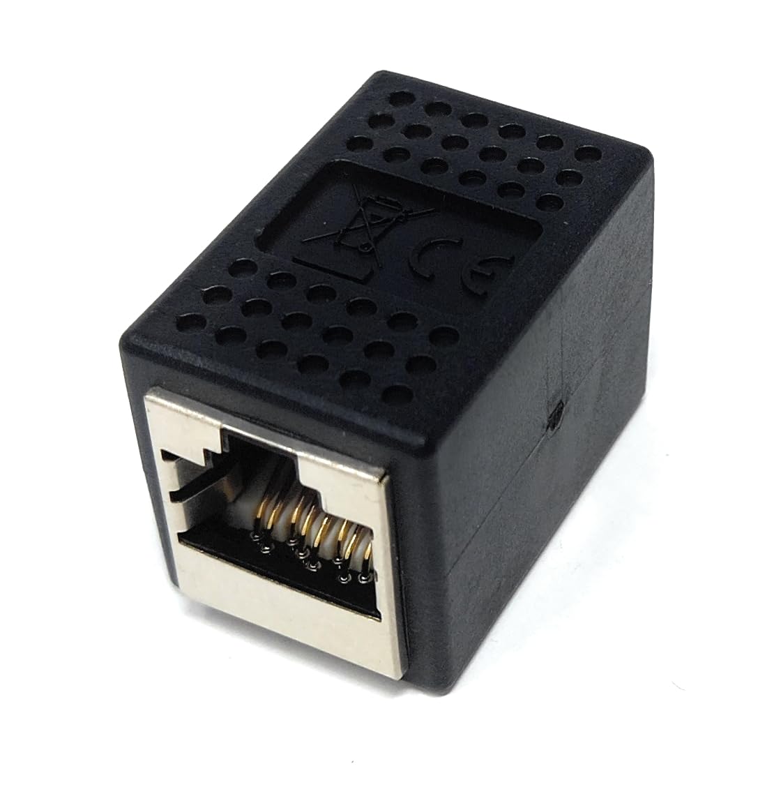 DRUT Cat6A Shielded RJ45 Coupler, Ethernet Connector Female to Female for Cat6A/Cat6/Cat7/Cat8/Cat5e/Cat 5/Cat 9 LAN Cable, Network Extender Joiner, Gender Changer