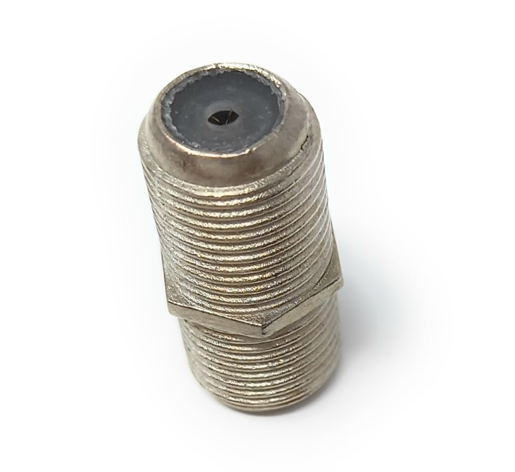 DRUT F-Type to F-Type Coupler Adapter Female to Female RG6 Coaxial TV Cable Extension Barrel Connectors