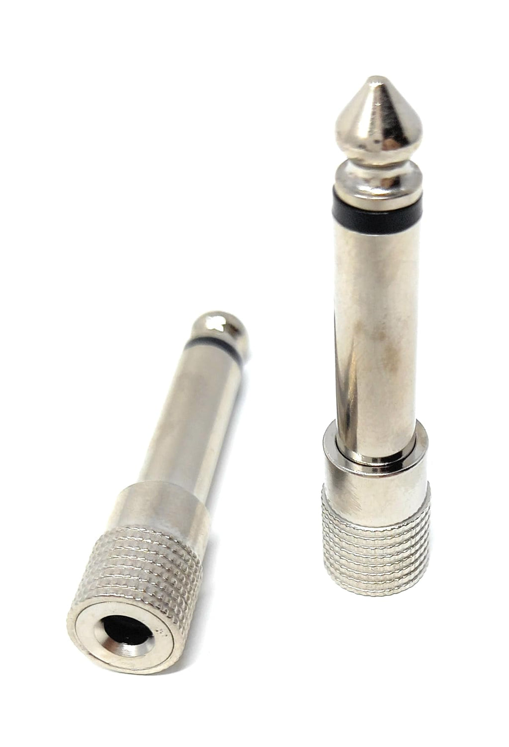 DRUT 6.35mm Mono Jack Plug to 3.5mm Stereo Socket Adapter Cable Converter Audio Adapter