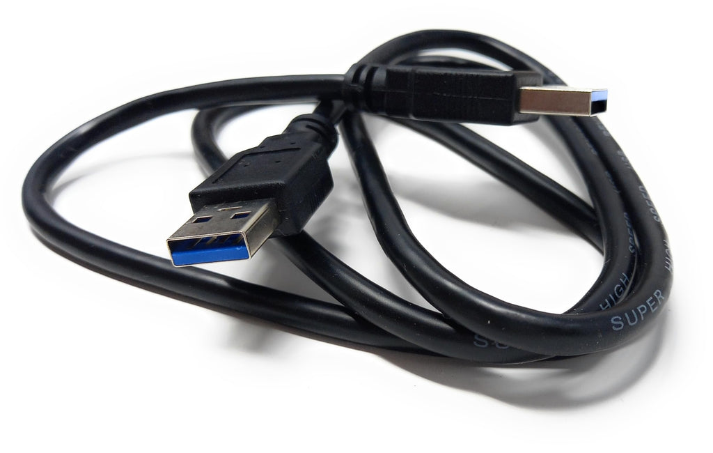 USB to USB 3.0 A Male to Male Lead 5 Gbit/s (625 MB/s), 10 Times Faster Than USB 2.0, SuperSpeed Data Transfer Cable