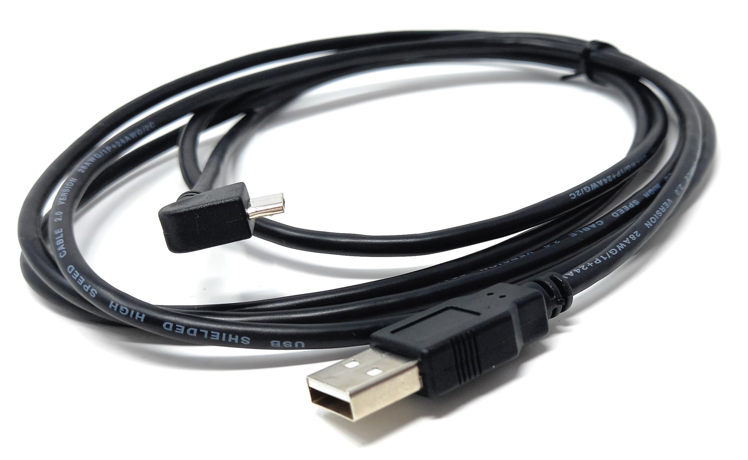 USB 2.0 to Micro USB B Right Angled Data & Charging Cable 24AWG