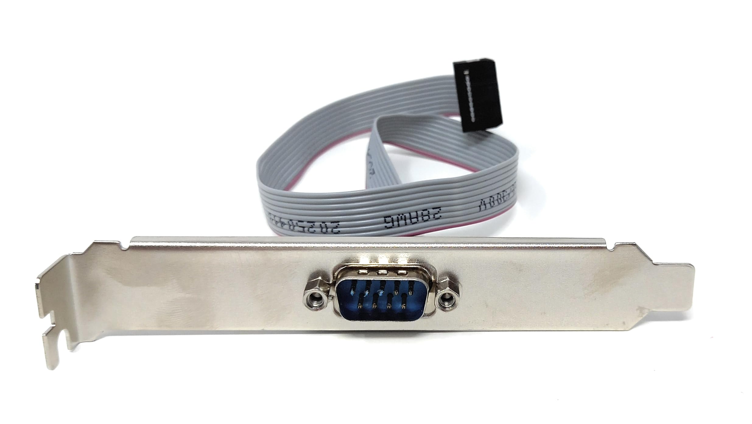 DRUT DB9 RS232 Serial Port Cable 9-Pin Male to 9-Pin Female Motherboard Header, COM Port Bracket Adapter, 35cm Cable for PC Case Expansion.