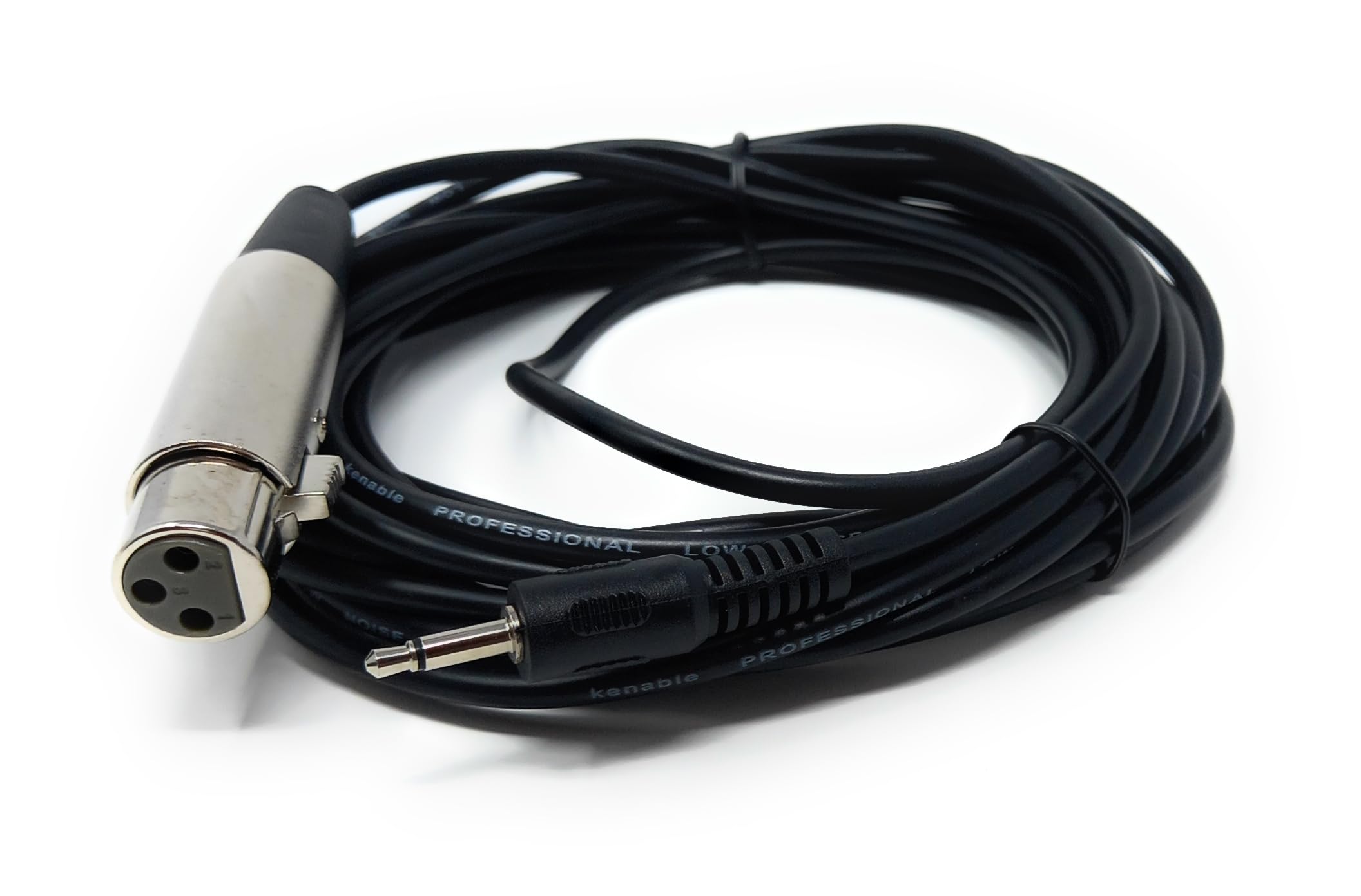 DRUT 3.5mm Mono AUX Jack to XLR Female Socket Microphone Lead Cable