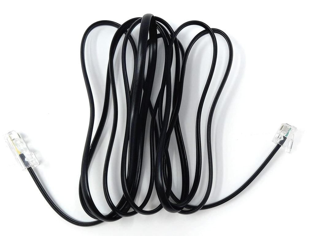 DRUT Flat RJ11 to RJ45 Male to Male 4 wire Broadband, Modem Cable Lead