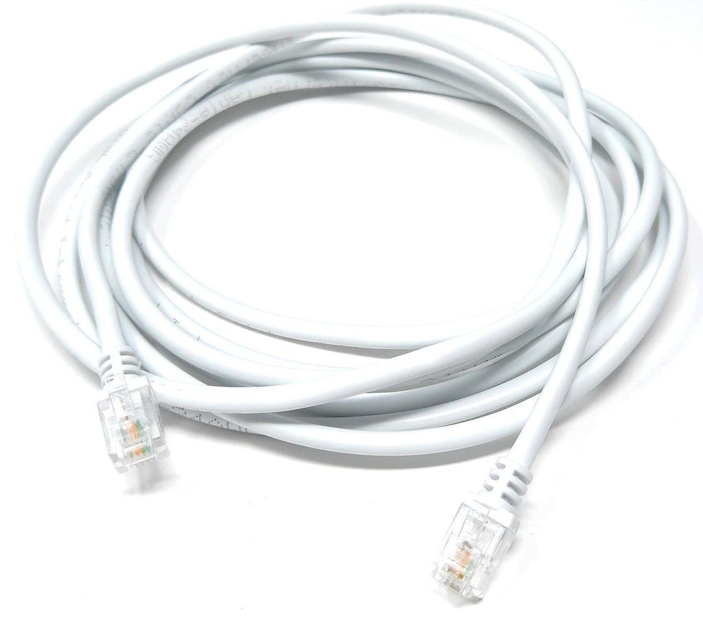 RJ11 to RJ11 ADSL 2 High Speed Broadband Modem Telephone Cable Transmits Data Up to 100 Mbits/sec, 26 AWG Supports Analogue or Digital (DSL/ISDN) Applications