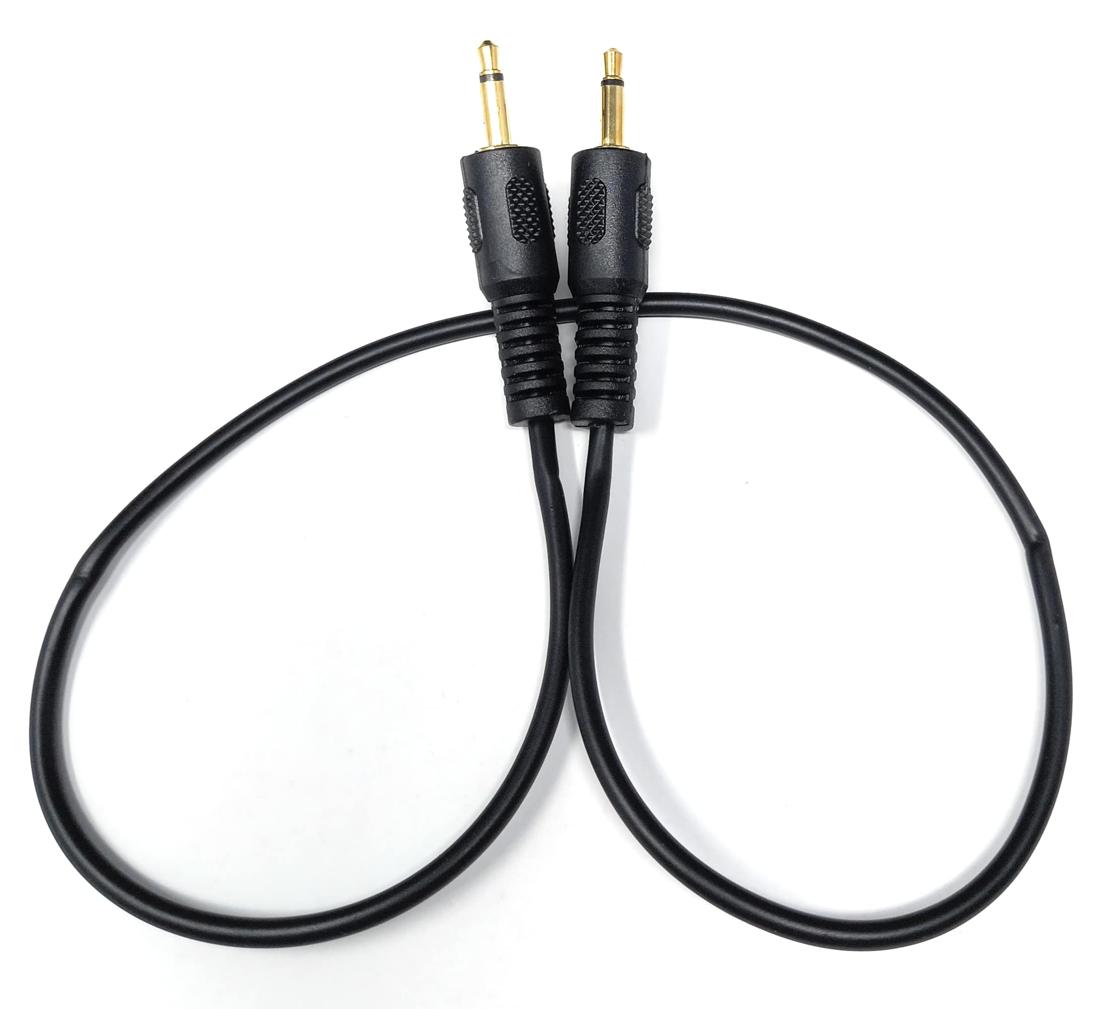 Mono 3.5mm to 3.5mm Mono Jack Plug Male to Male Cable Lead, Gold Connectors