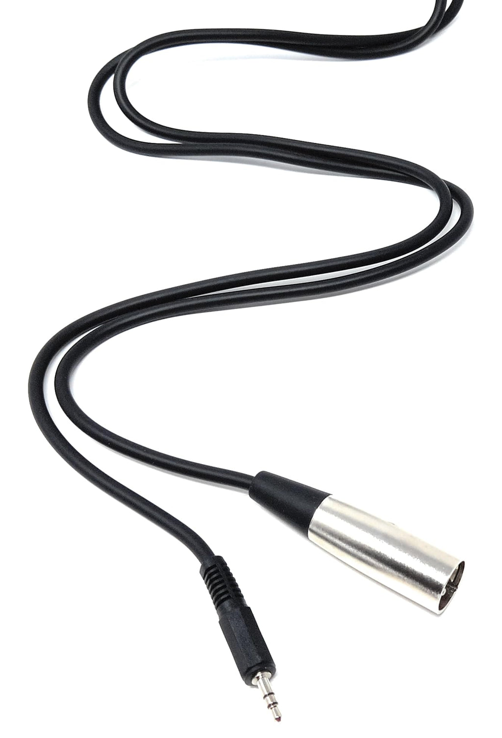 DRUT 3 Pin XLR Male to 3.5mm Stereo Jack Microphone, Audio Recording Lead Cable
