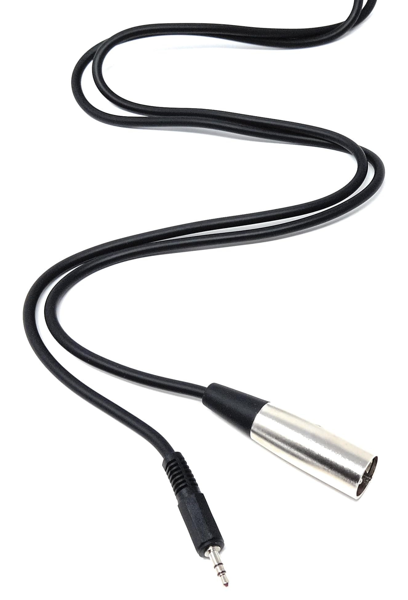 DRUT 3 Pin XLR Male to 3.5mm Stereo Jack Microphone, Audio Recording Lead Cable