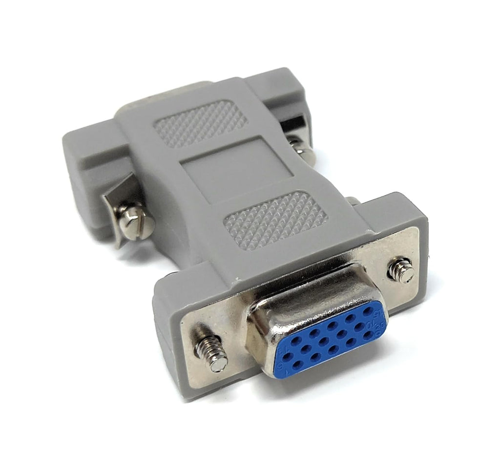DRUT D9 Male to HD15 Female Adapter, 9-Pin to 15-Pin Serial to VGA/SVGA Cable Converter