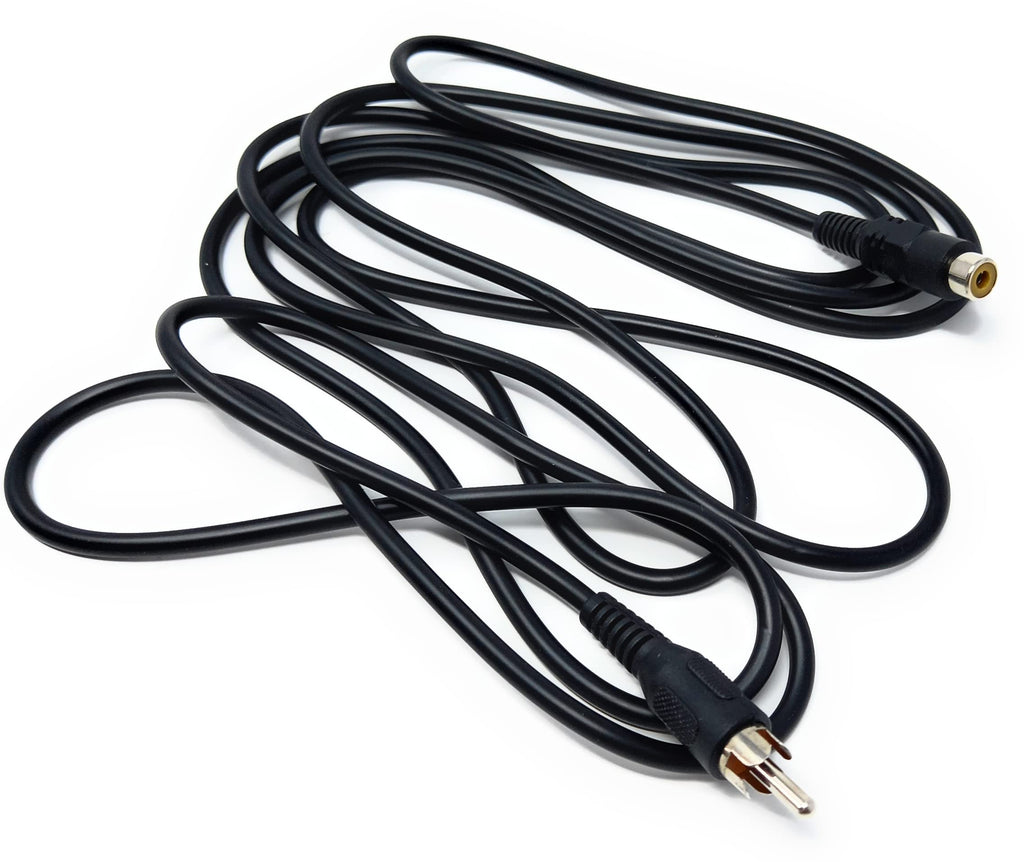DRUT RCA to RCA Socket Mono Single Phono Extension Cable HI-FI/TV Audio Video Lead Cord