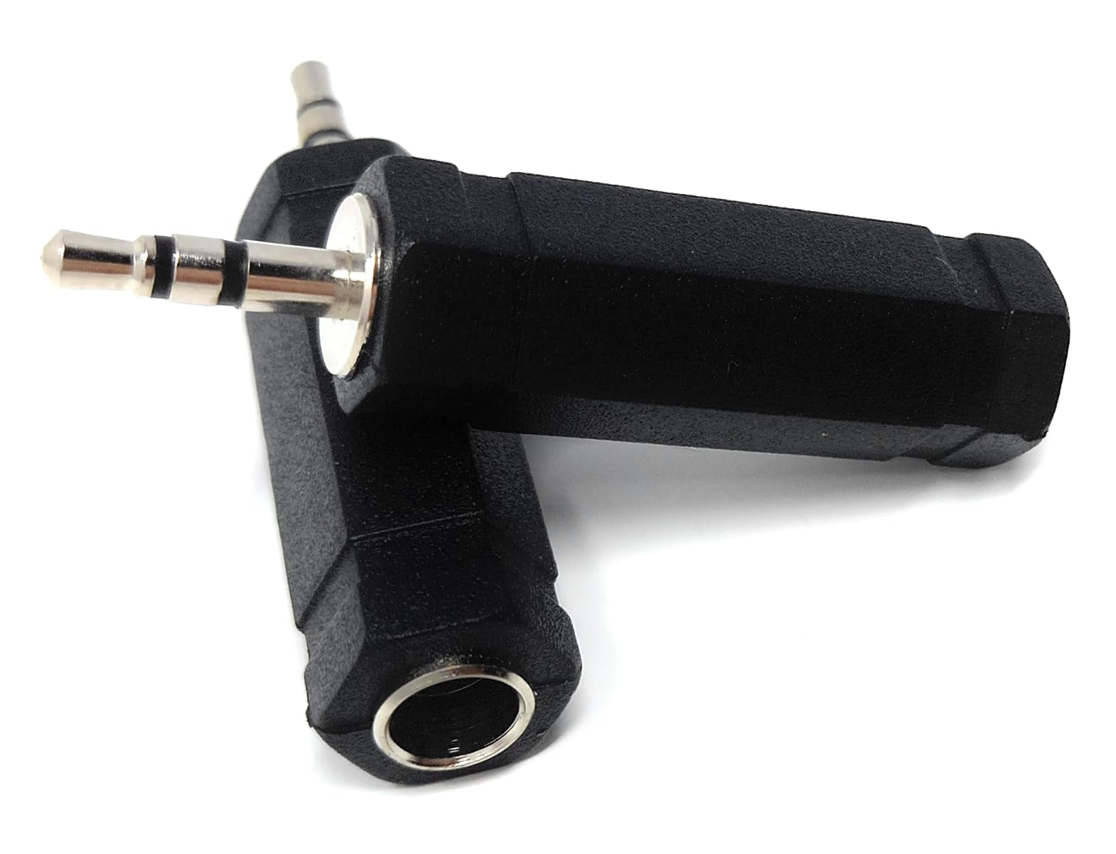 DRUT 3.5mm Stereo Plug to 6.35mm Stereo Socket Audio Adapter 1/4 inch Female to 1/8 inch Male Headphone Microphone Cable Converter