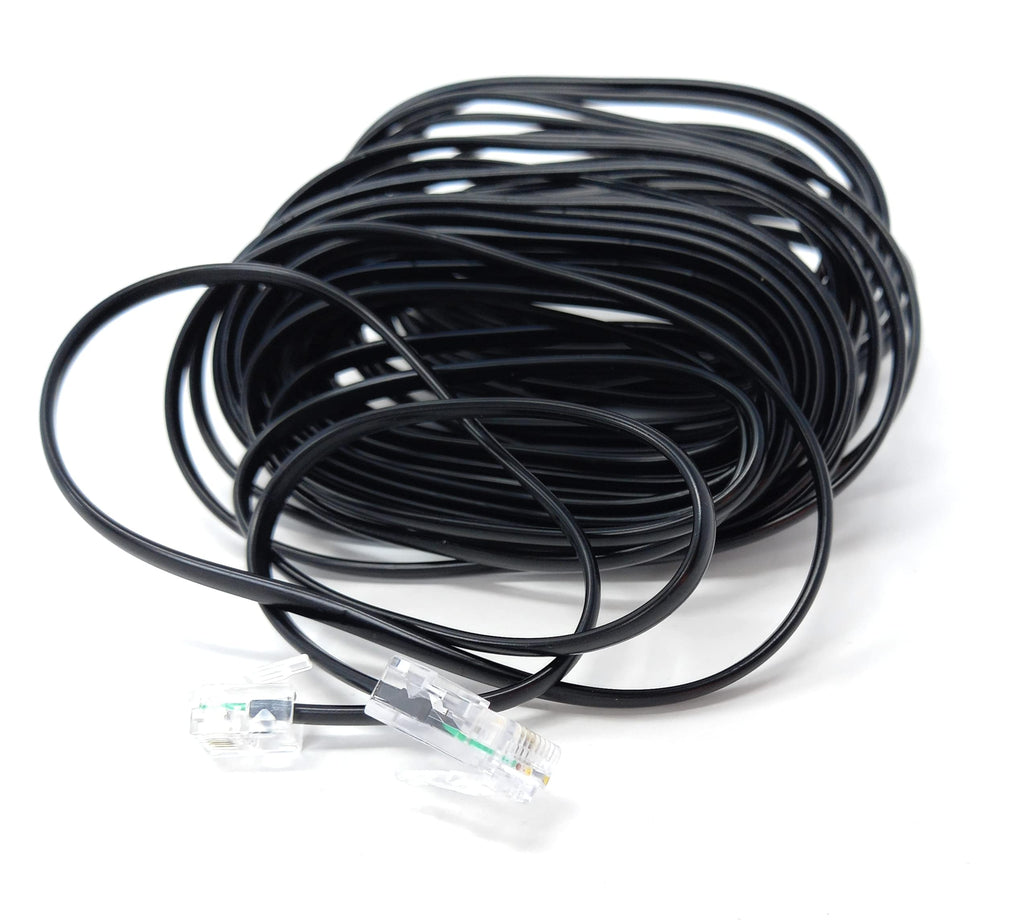 DRUT Flat RJ11 to RJ45 Male to Male 4 wire Broadband, Modem Cable Lead