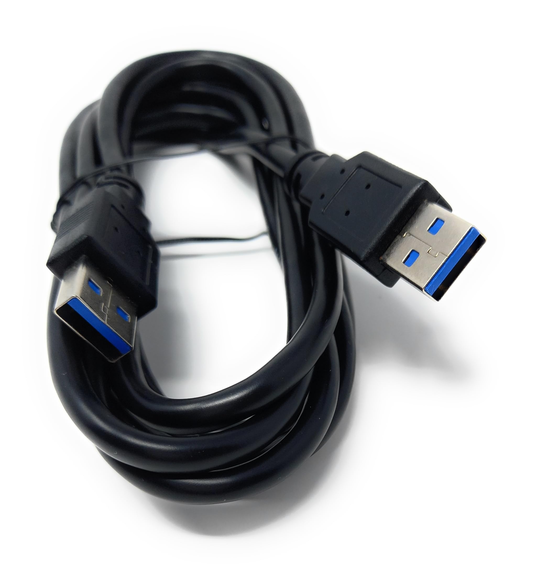 USB to USB 3.0 A Male to Male Lead 5 Gbit/s (625 MB/s), 10 Times Faster Than USB 2.0, SuperSpeed Data Transfer Cable